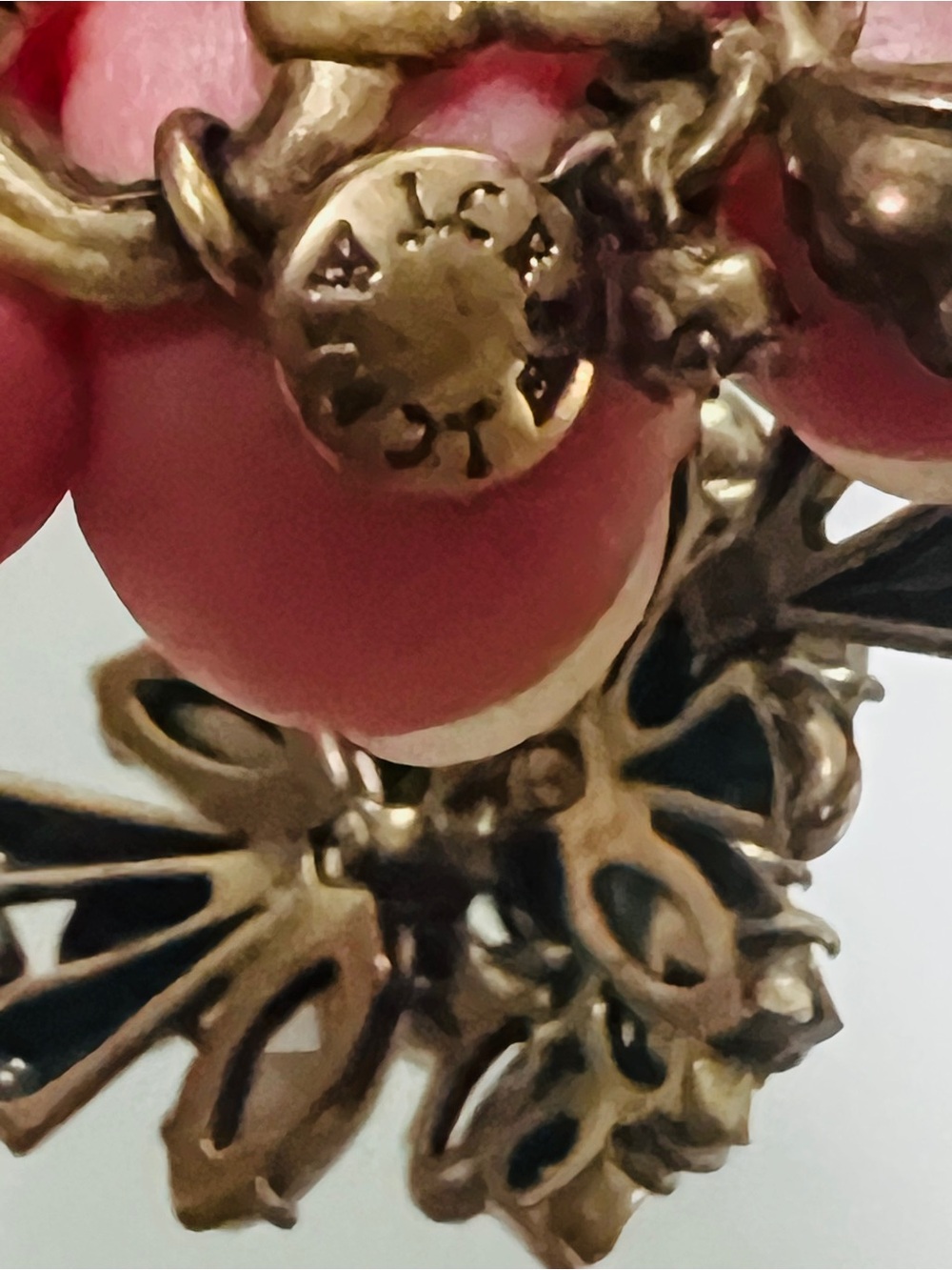 J. Crew Gold-Tone Crystal Floral Cluster Bracelet - Picture 8 of 8